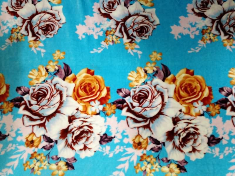 Flannel fleece fabric with printed high quality